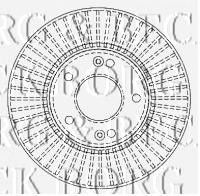 BORG & BECK bbd4495 -  Тормозной диск